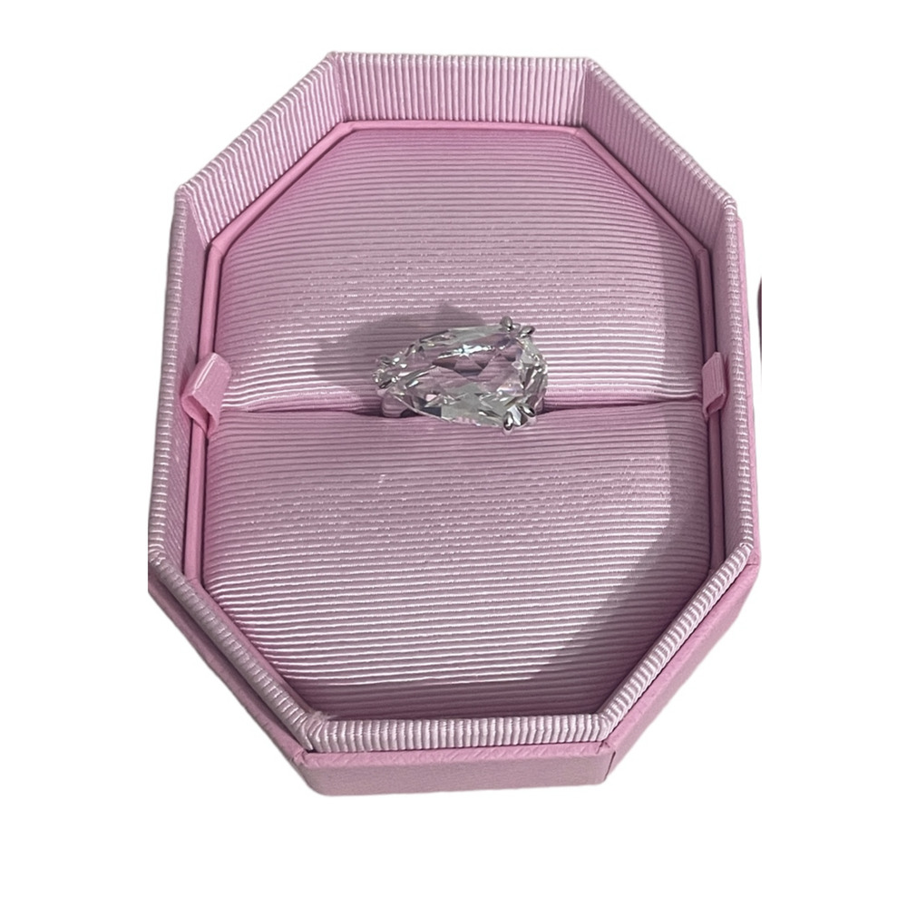 Swarovski Mesmera cocktail ring Trilliant cut, White, Rhodium plated USA 9 - Picture 2 of 9